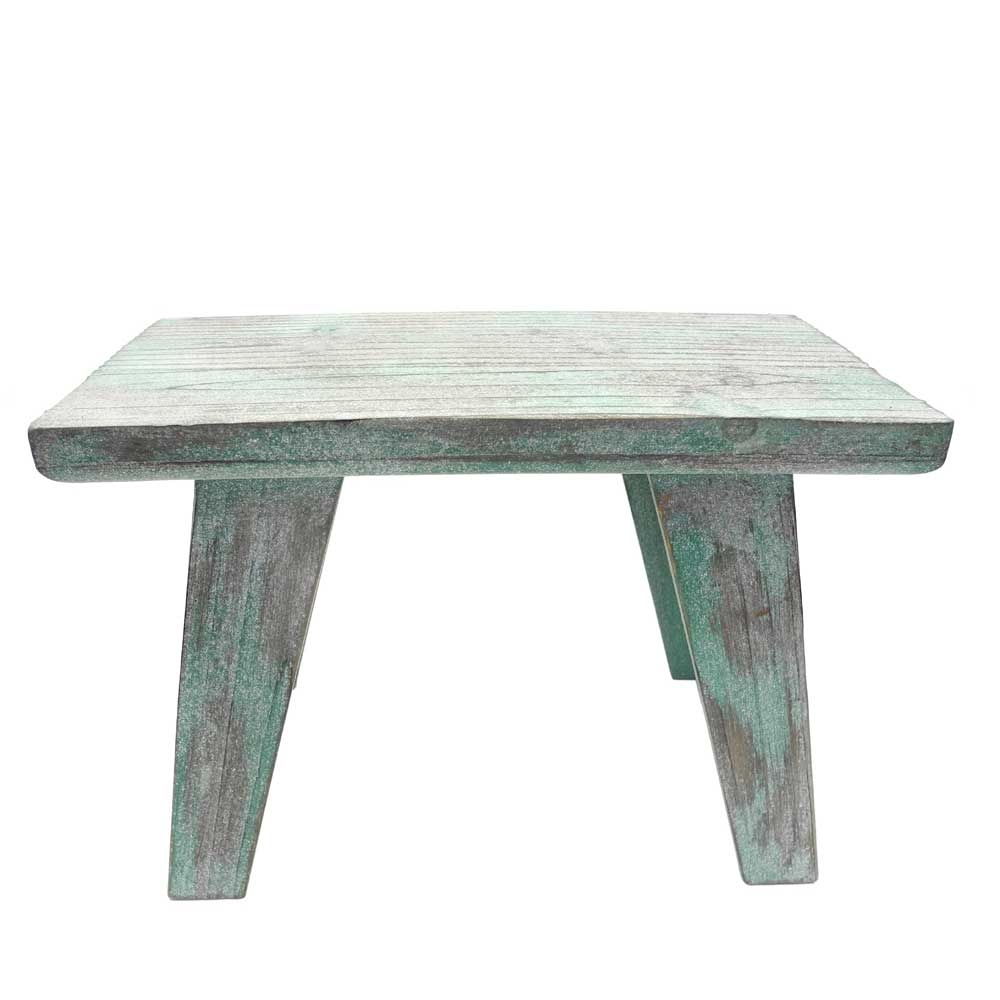 HOLZ HOCKER H25CM GRÜN