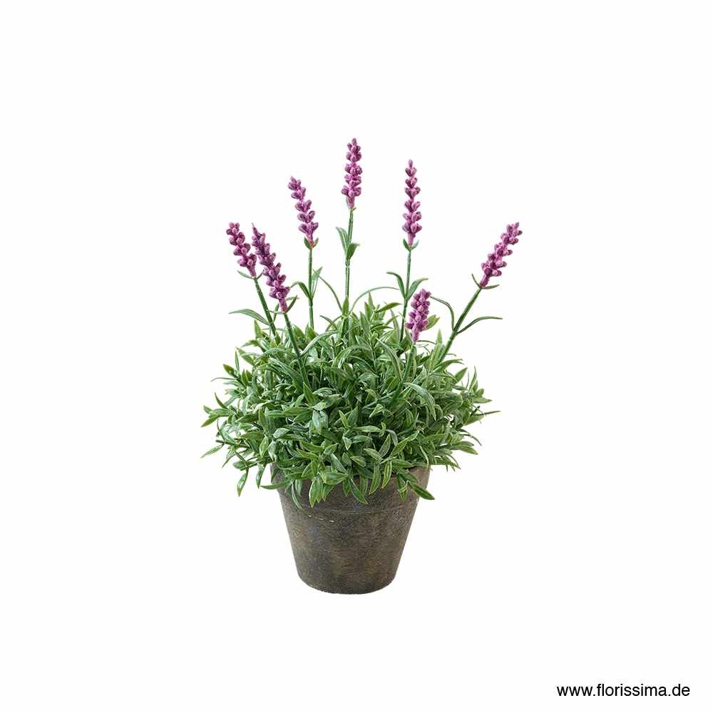 KUNST LAVENDEL IM TOPF 24CM LAVENDEL