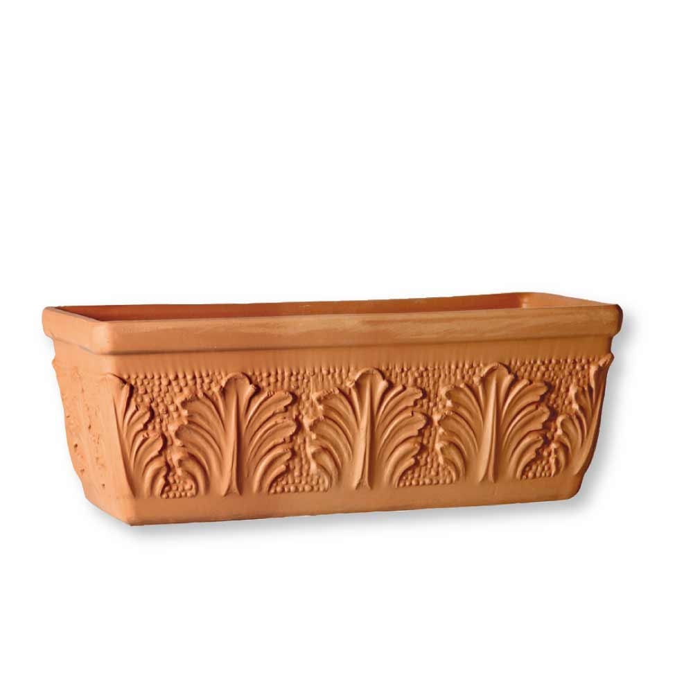 TERRACOTTA TOPF TC04 L 41CM TERRA GEKRATZT
